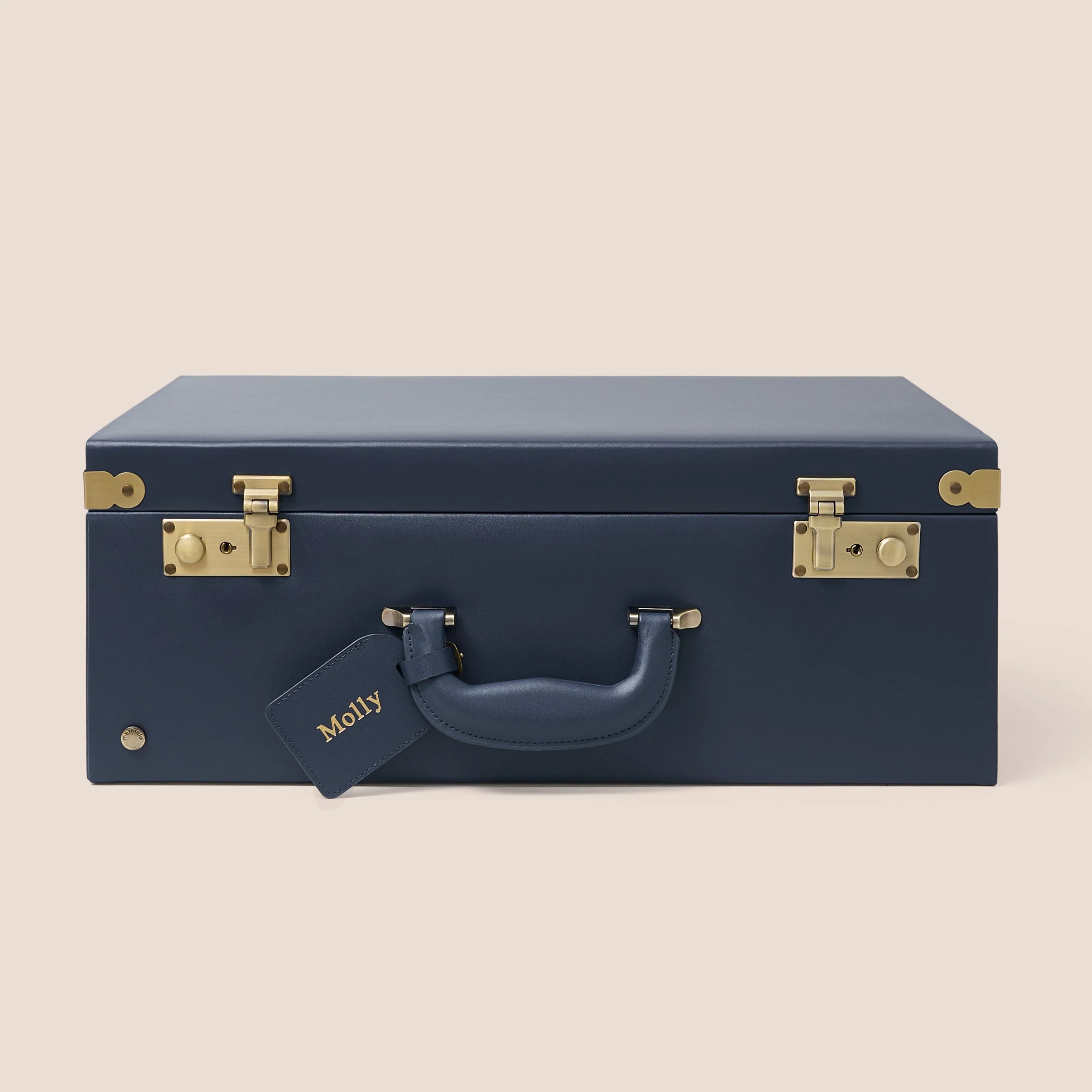LARGE NAVY MEMORY CASE | Nº 3 Baby & Child