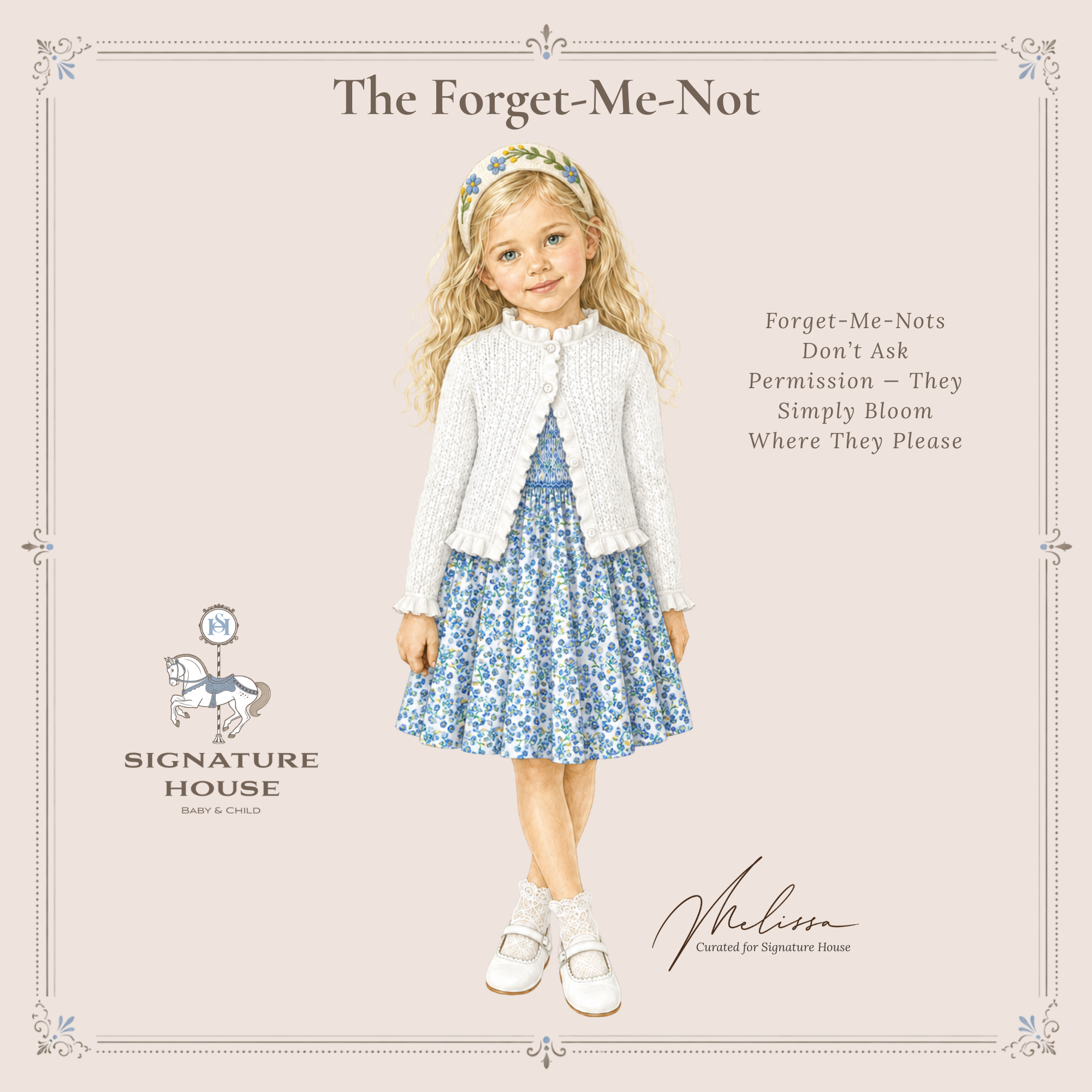 THE FORGET-ME-NOT GIRL | Nº 3 Baby & Child