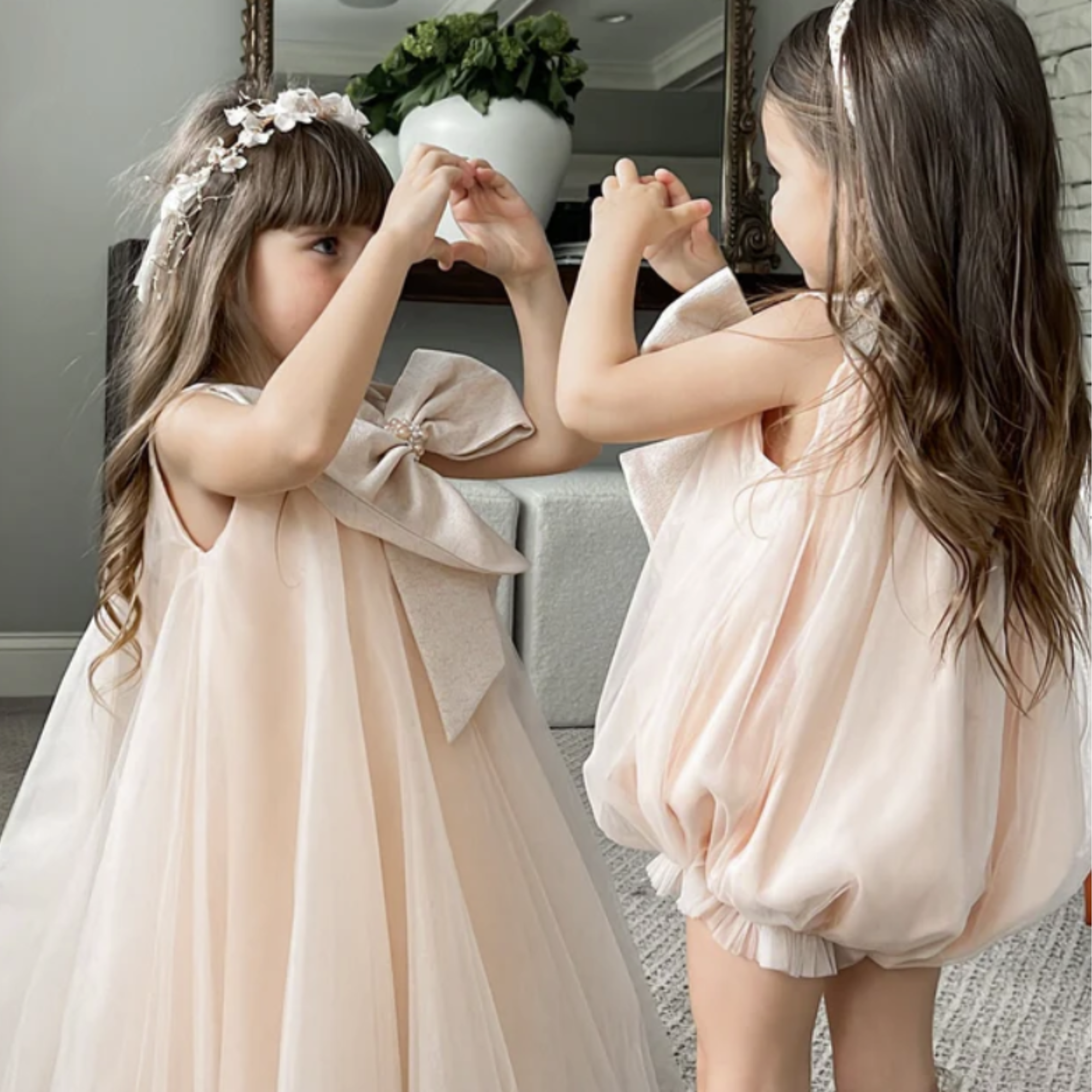 THE GILDED PEACH | Baby Girl Tulle Romper Ensemble | Nº 3 Baby & Child