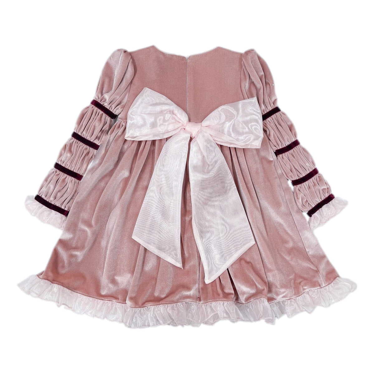 THE VERONA ROSE | Rose Velvet Dress Ensemble