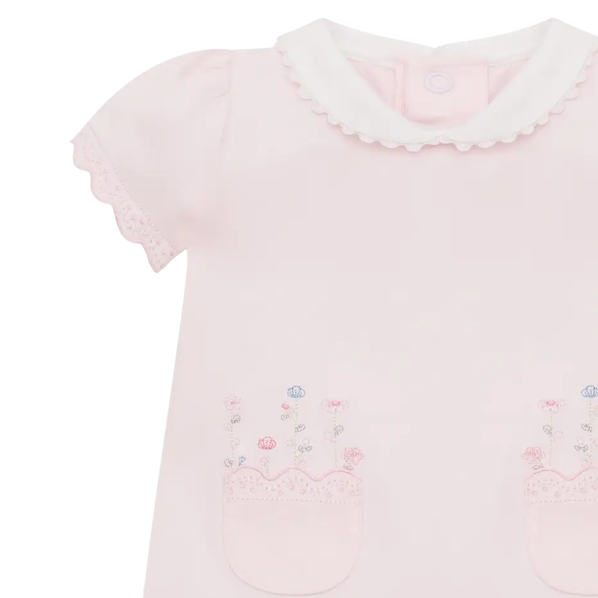 THE POCKETFUL OF POSIES | Baby Girl Embroidered Romper