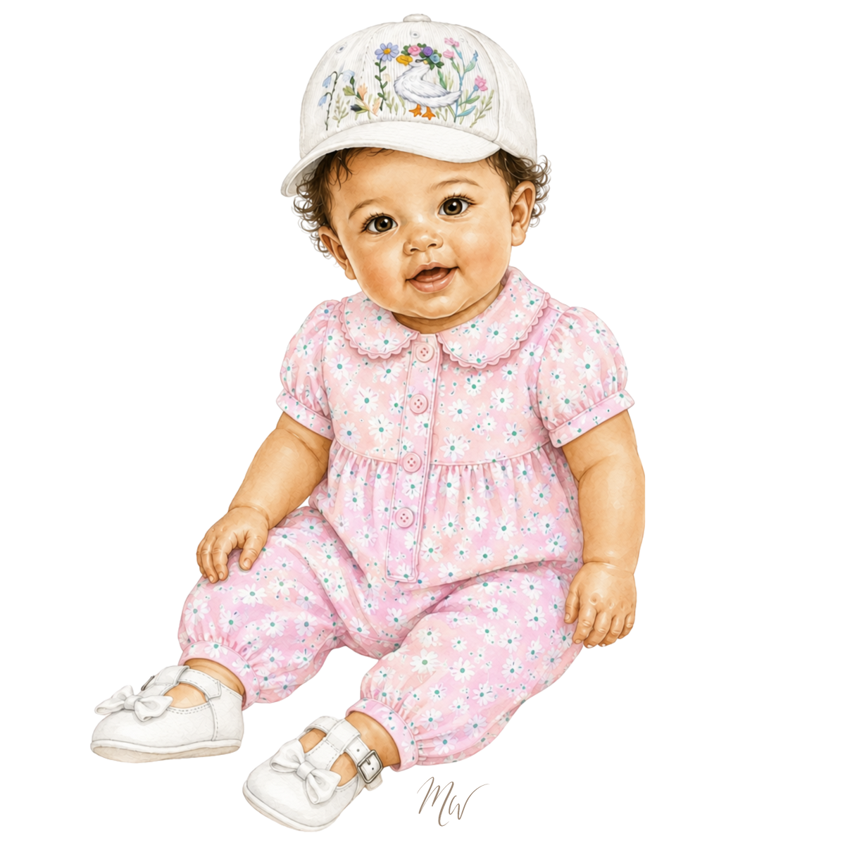 THE OOPS A DAISY | Baby Girl Floral Romper Ensemble | Nº 3 Baby & Child