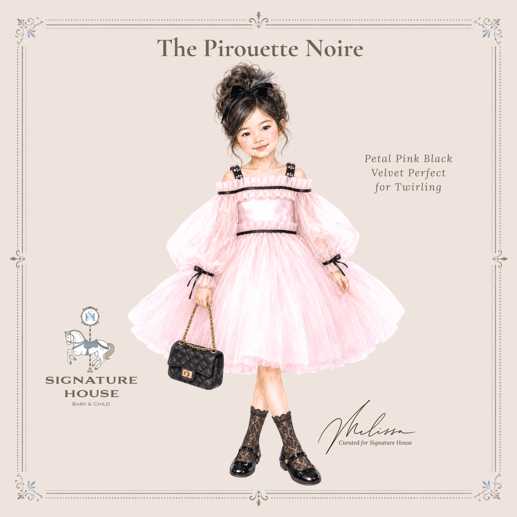 THE PIROUETTE NOIRE | Girl | Nº 3 Baby & Child