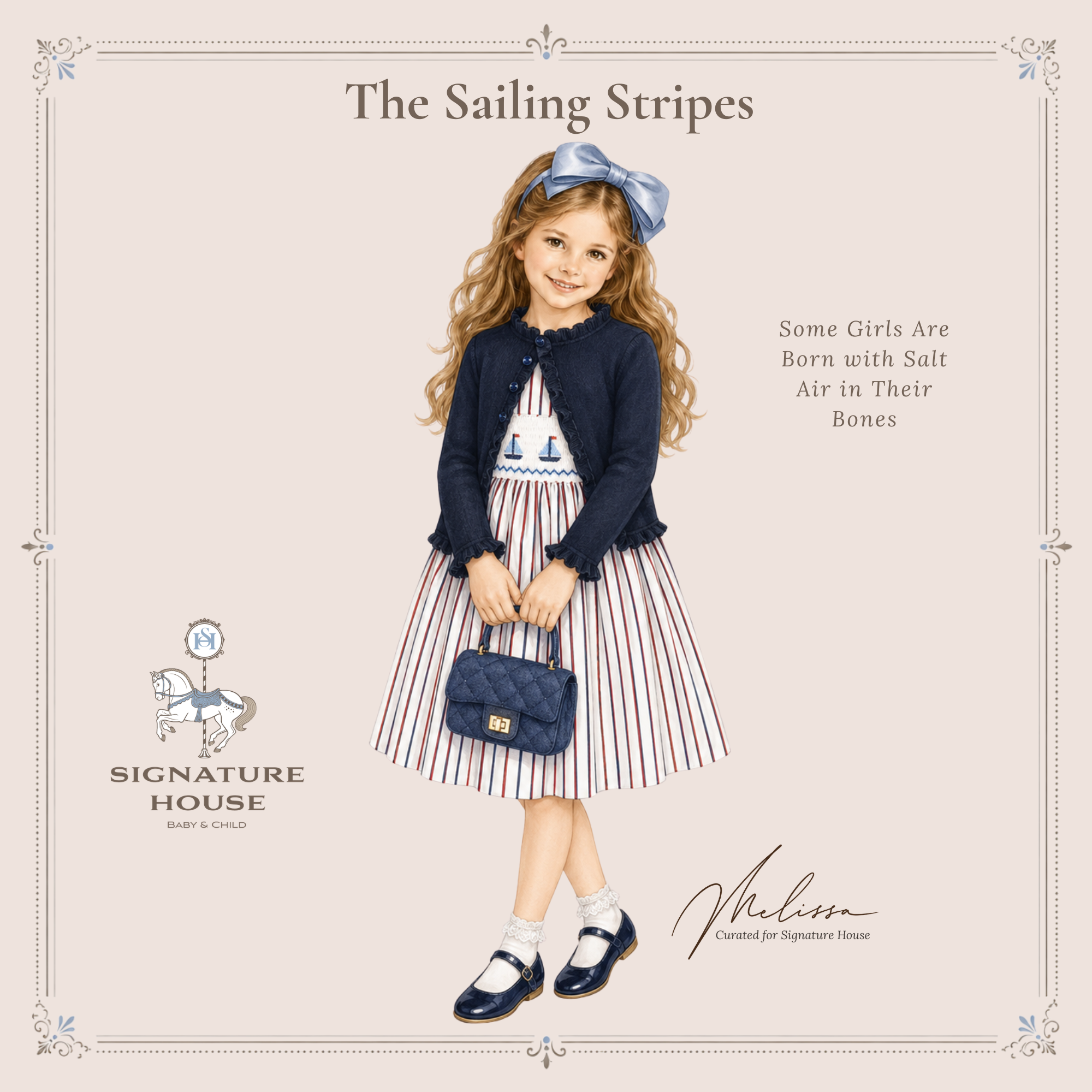 THE SAILING STRIPES GIRL | The Regatta Series | Nº 3 Baby & Child