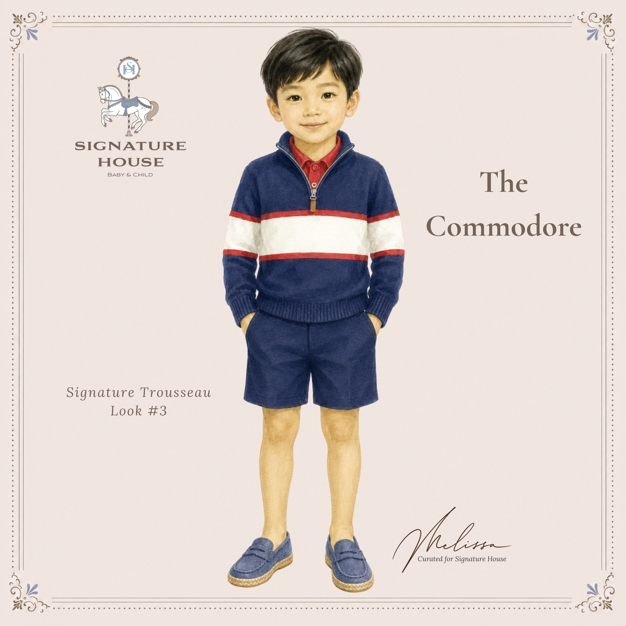 THE COMMODORE BOY | Signature Trousseau | Nº 3 Baby & Child