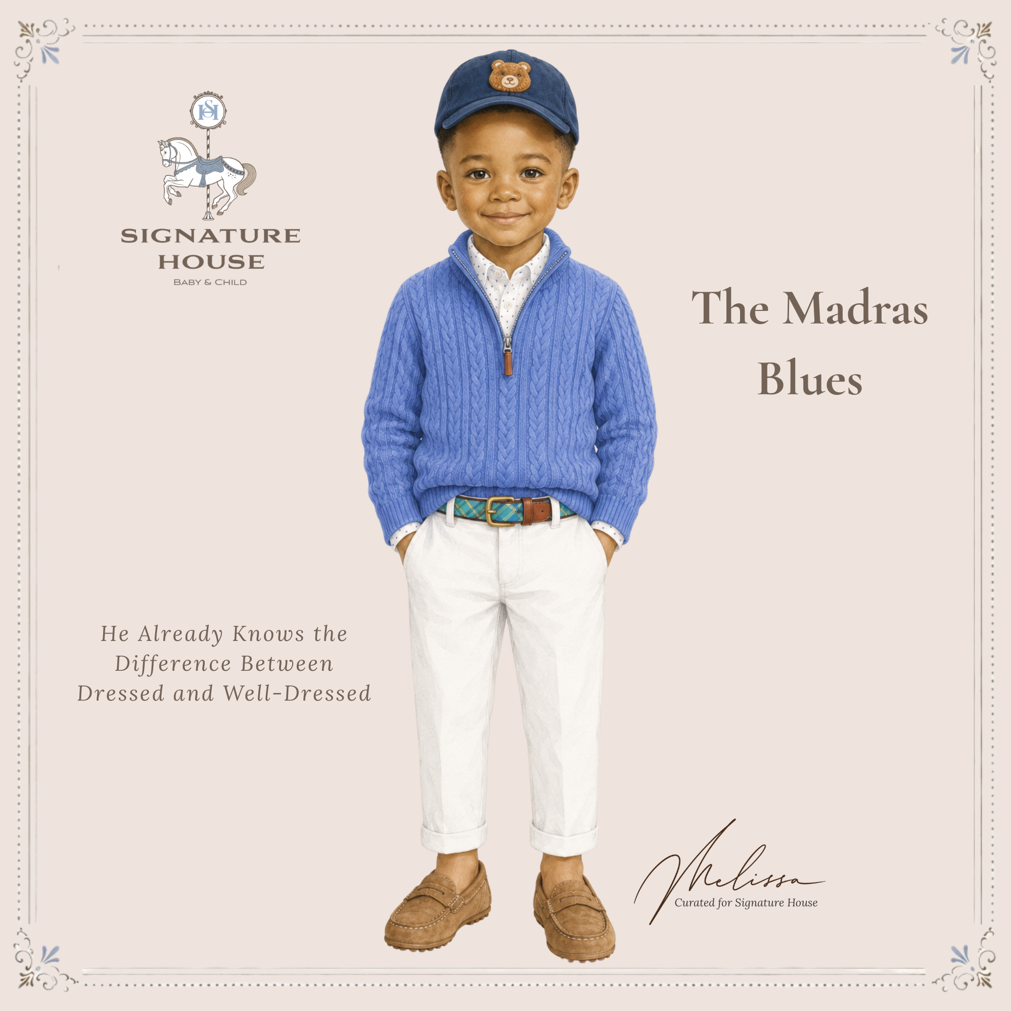 THE MADRAS BLUE BOY | Nº 3 Baby & Child