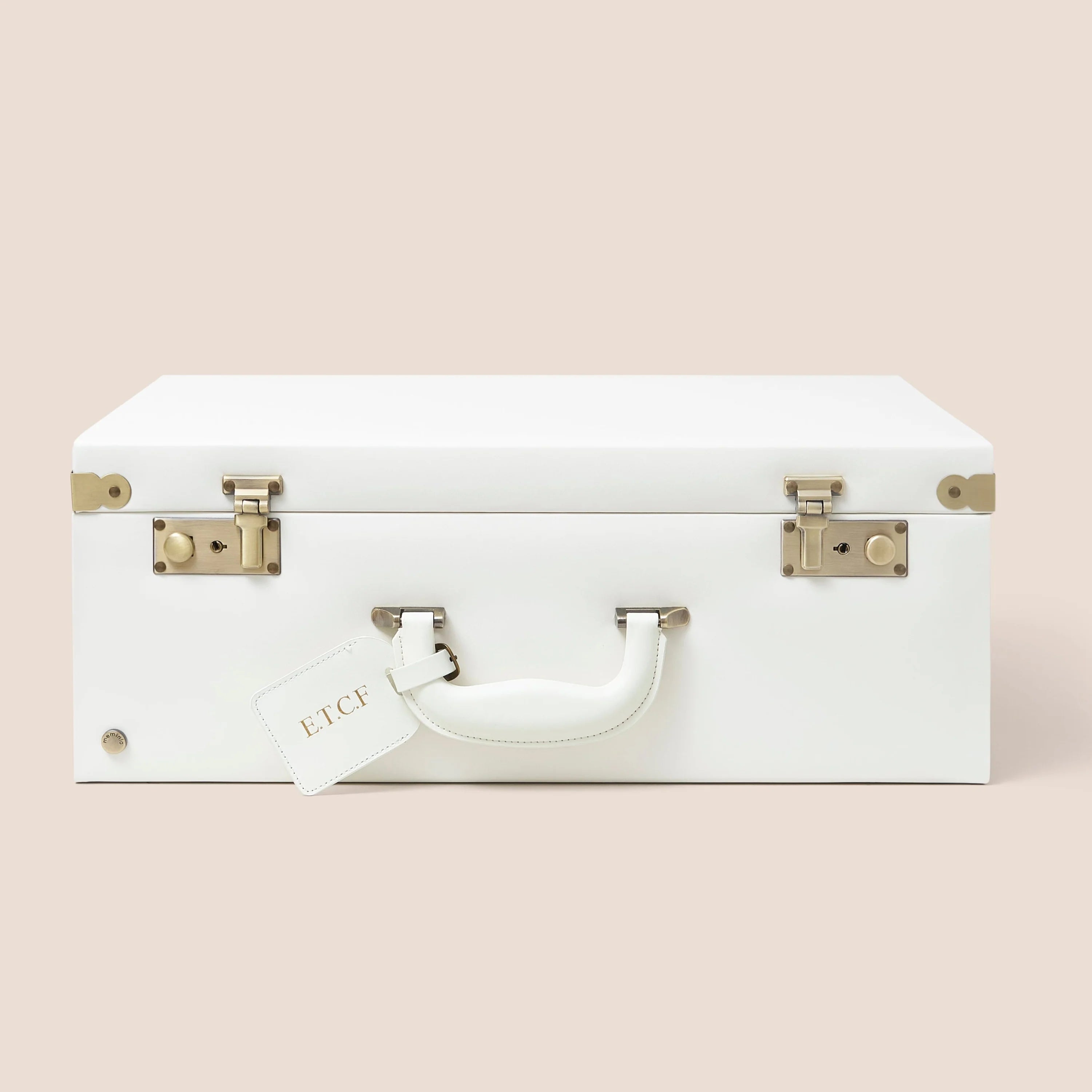 LARGE IVORY WHITE MEMORY CASE | Nº 3 Baby & Child