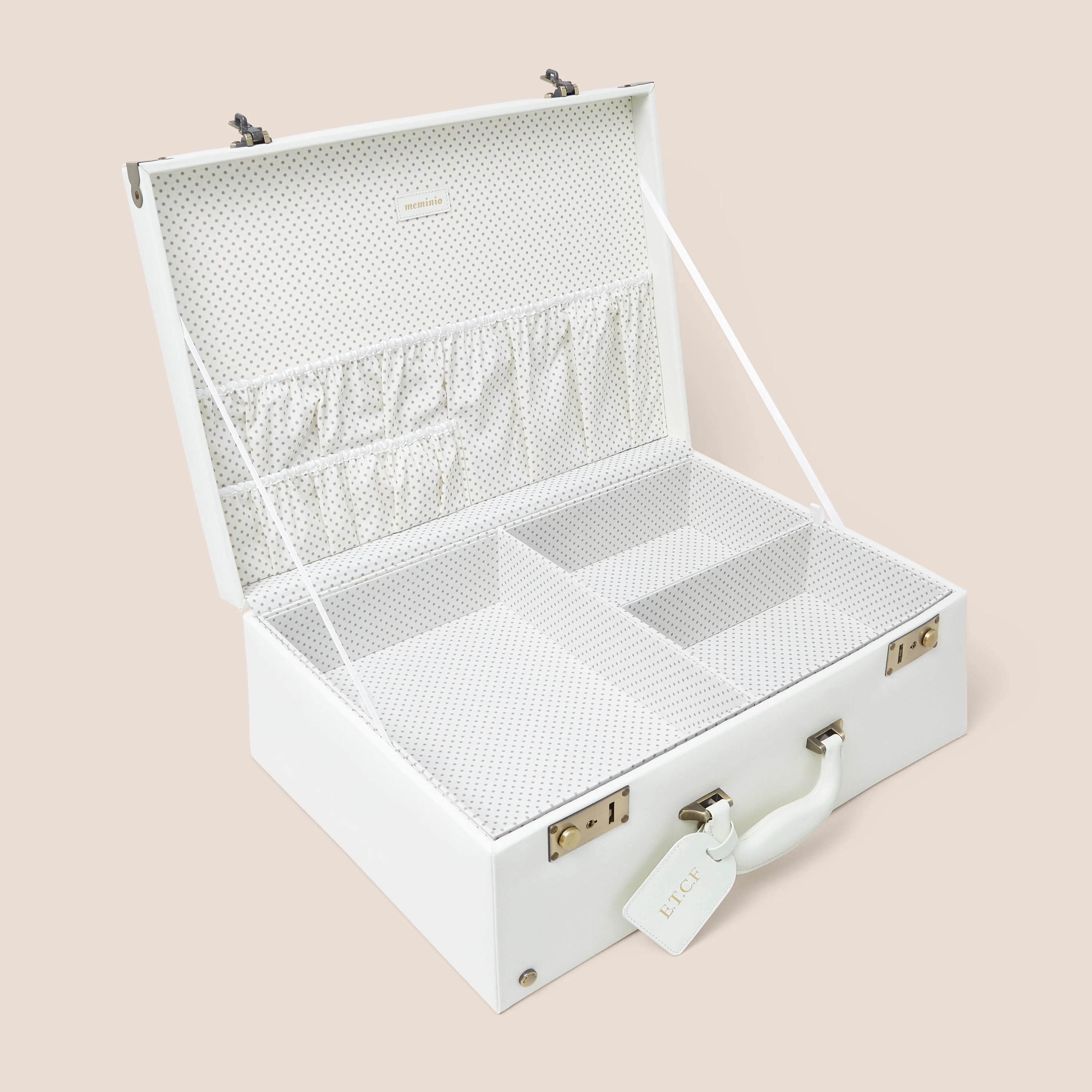 LARGE IVORY WHITE MEMORY CASE | Nº 3 Baby & Child