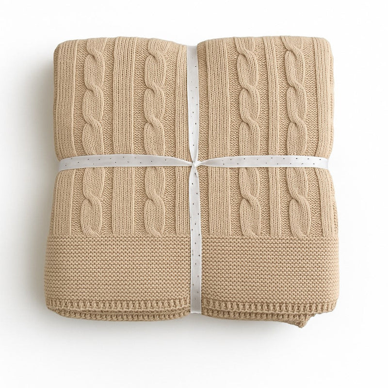 Cable Baby Blanket