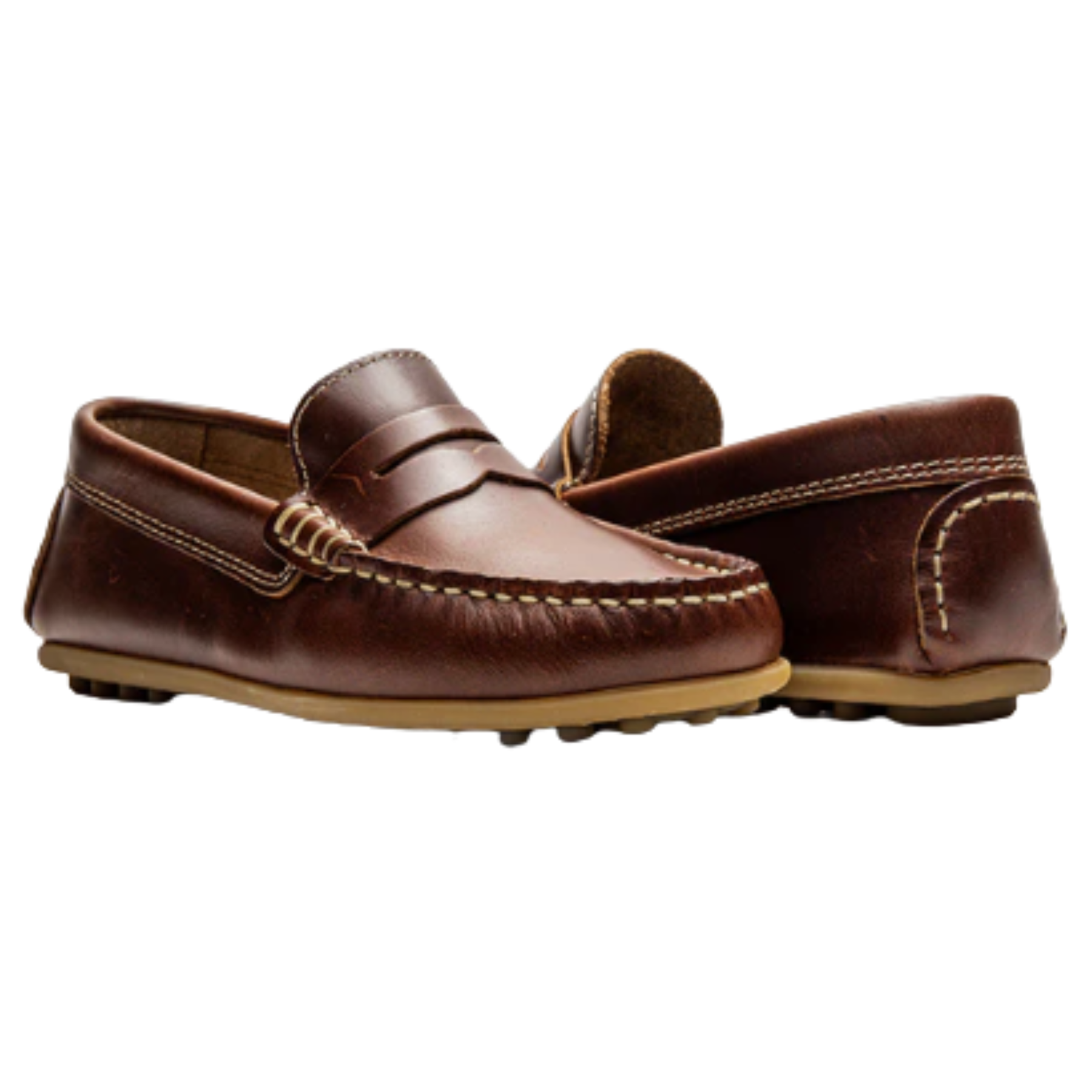 ALEX BROWN LEATHER PENNY LOAFERS | Childrenchic (EU 24-32)