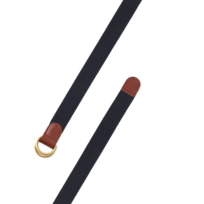 Navy D-Ring Belt