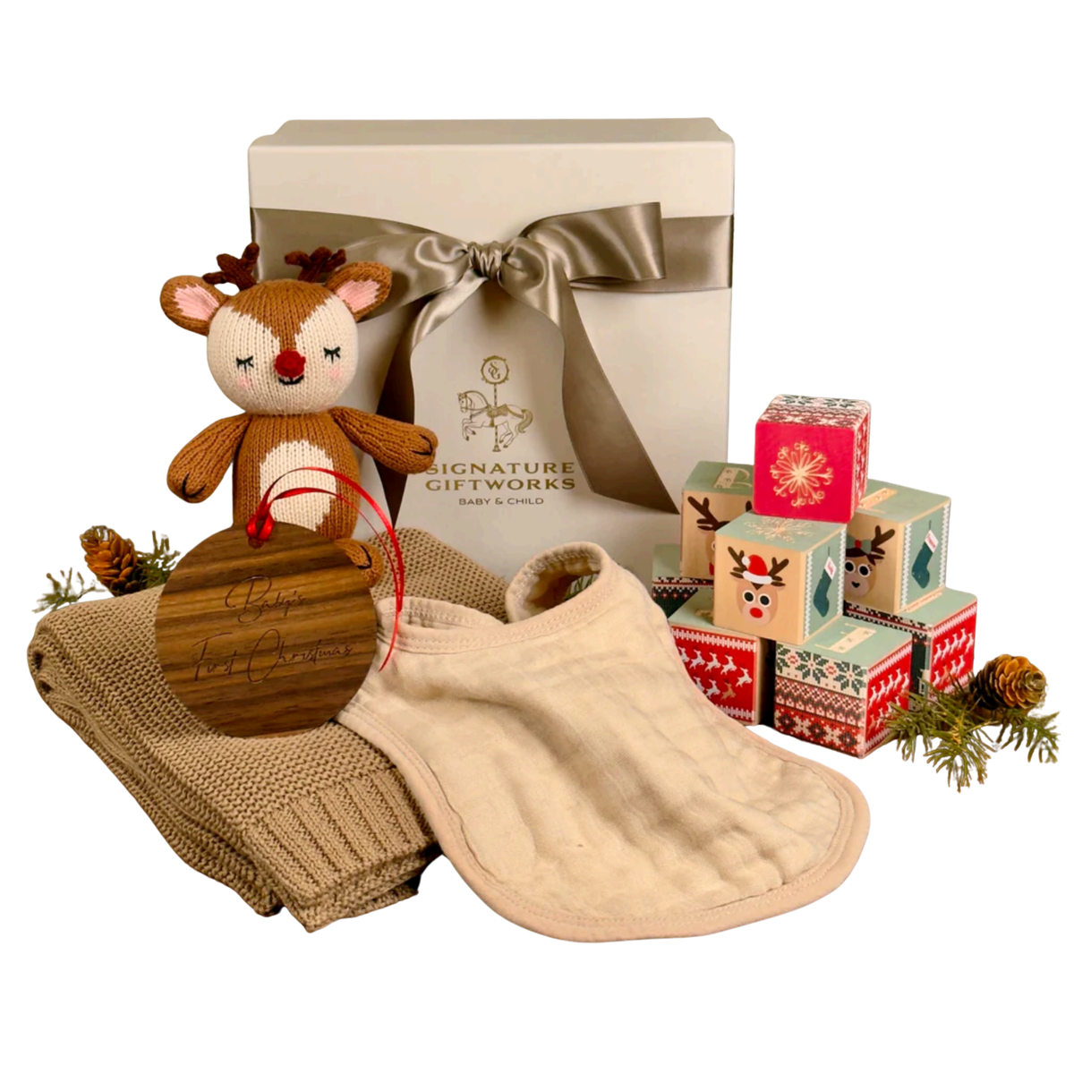 A REINDEER CHRISTMAS | Baby's 1st Christmas Gift Set