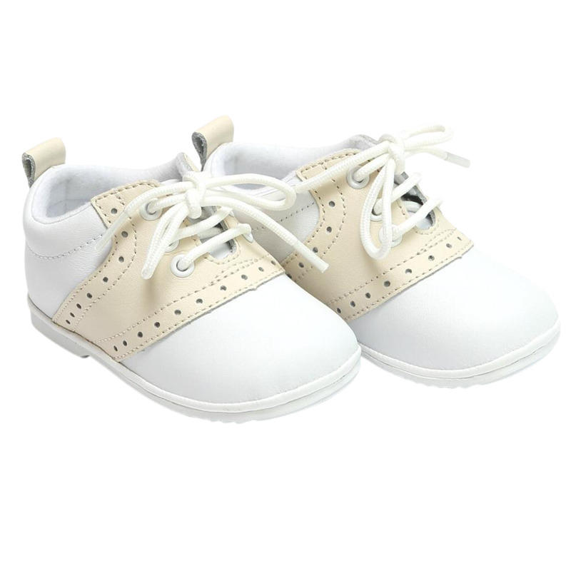 AUSTIN SADDLE OXFORD BABY SHOES BEIGE