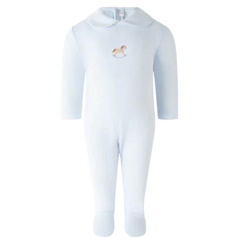PIMA BLUE ROCKING HORSE FOOTIE