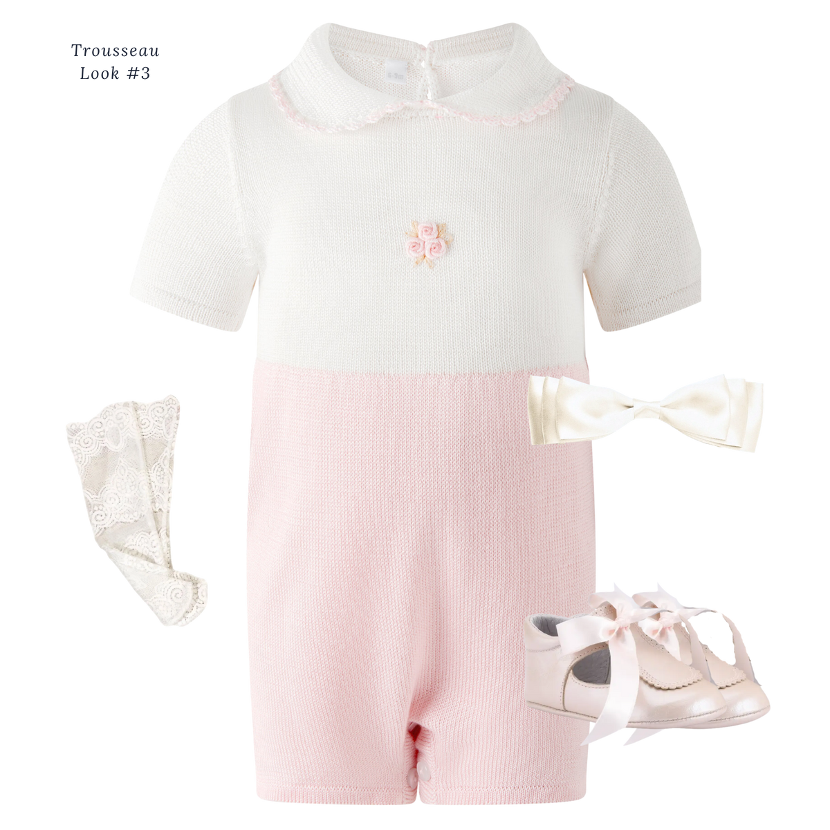 THE BLUSHES & CREAM | Baby Girl 10-Piece Trousseau | Nº 3 Baby & Child