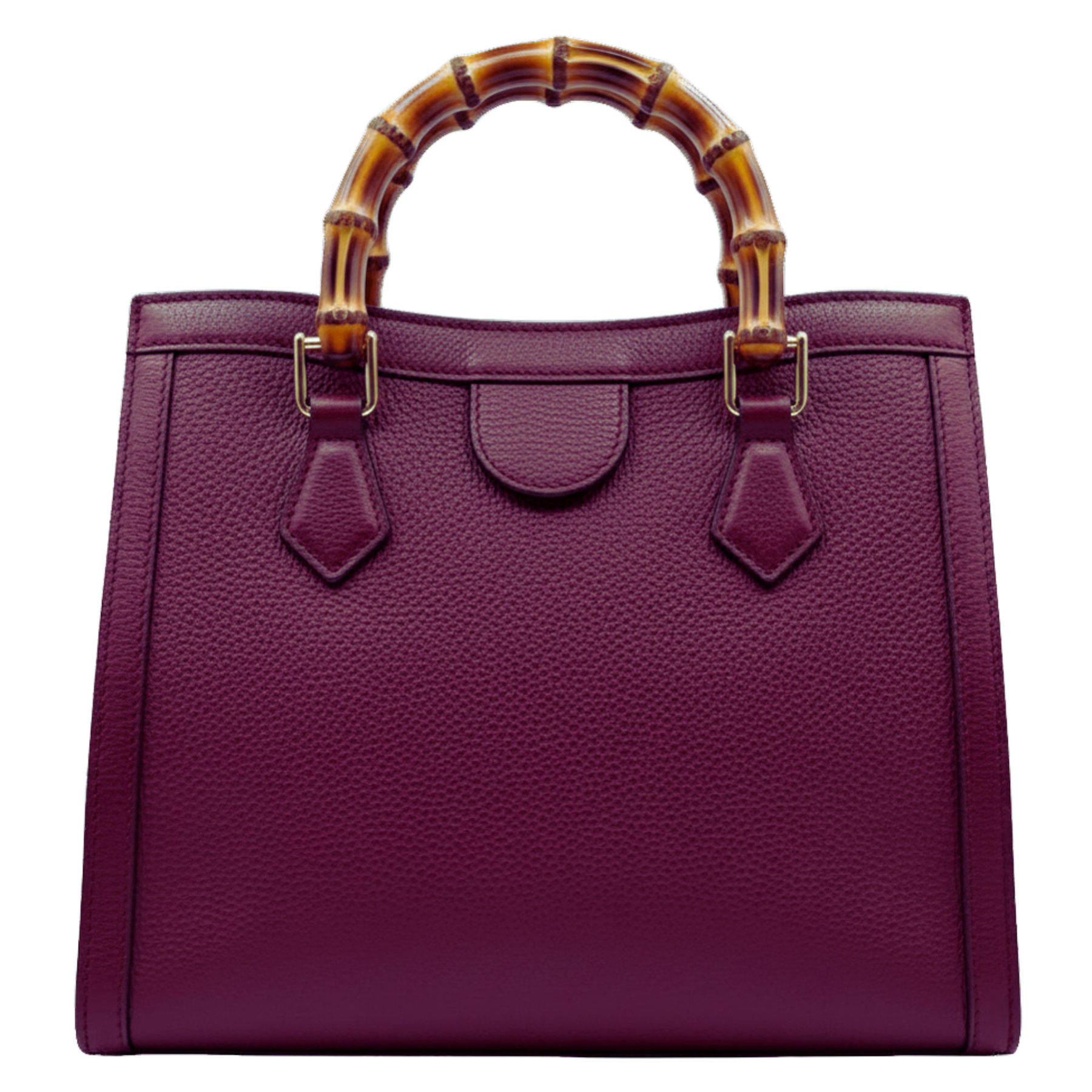 THE TOP HANDLE BAG BORDEAUX & BAMBOO | Signature Giftworks
