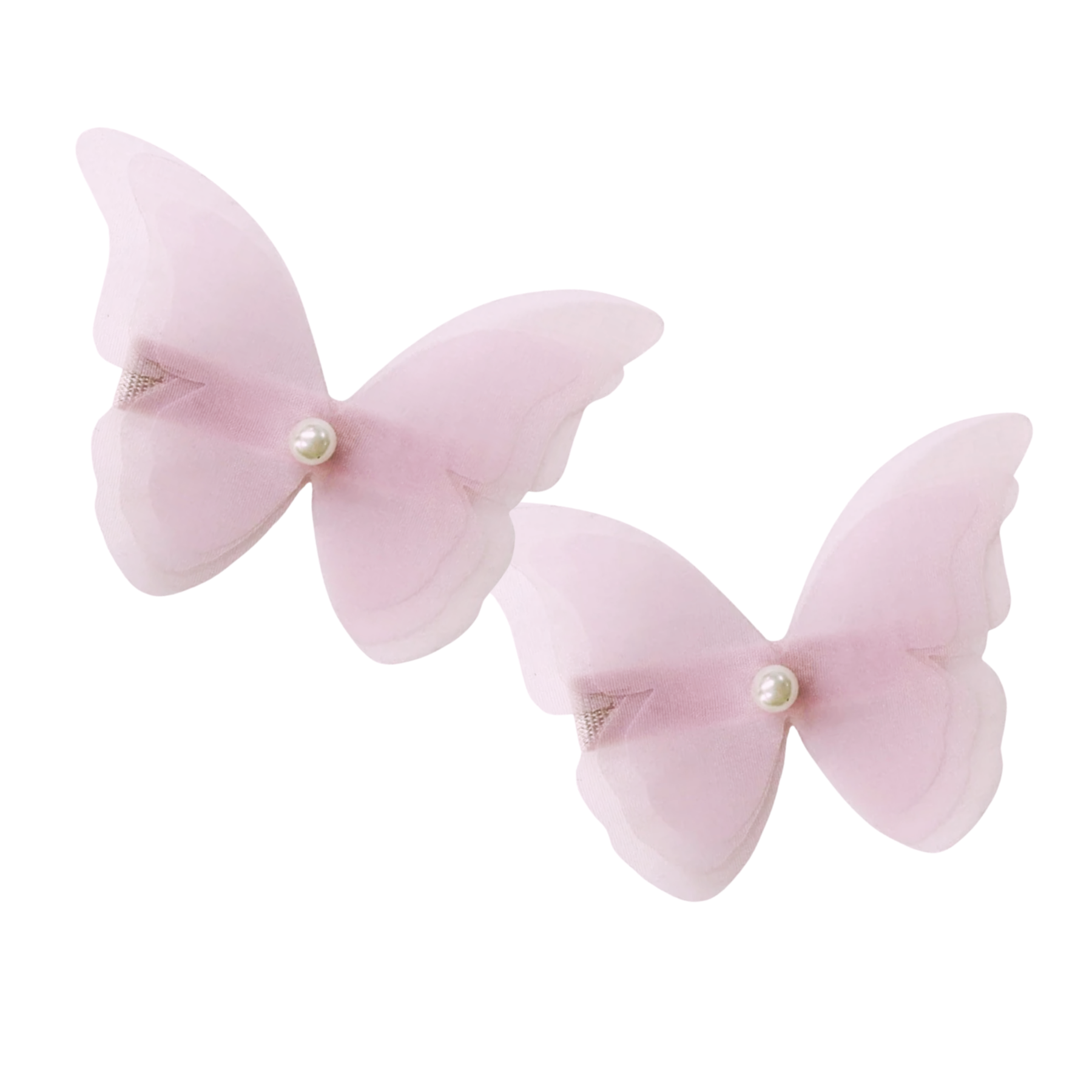 PINK BUTTERFLY HAIR CLIPS | Petite Maison Kids