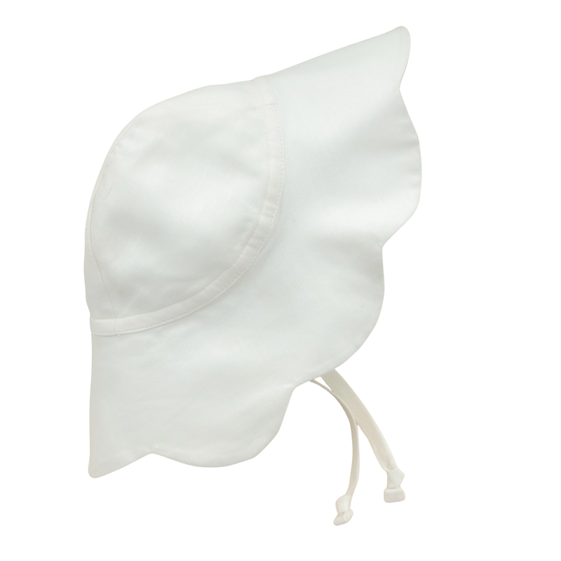 CAMELLIA SUN HAT IN WHITE