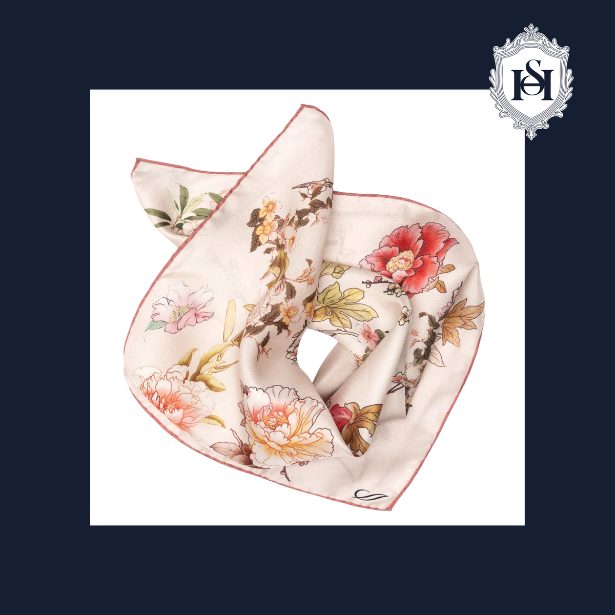 CARINA SILK BANDANA BLUSH | N° 1 Woman