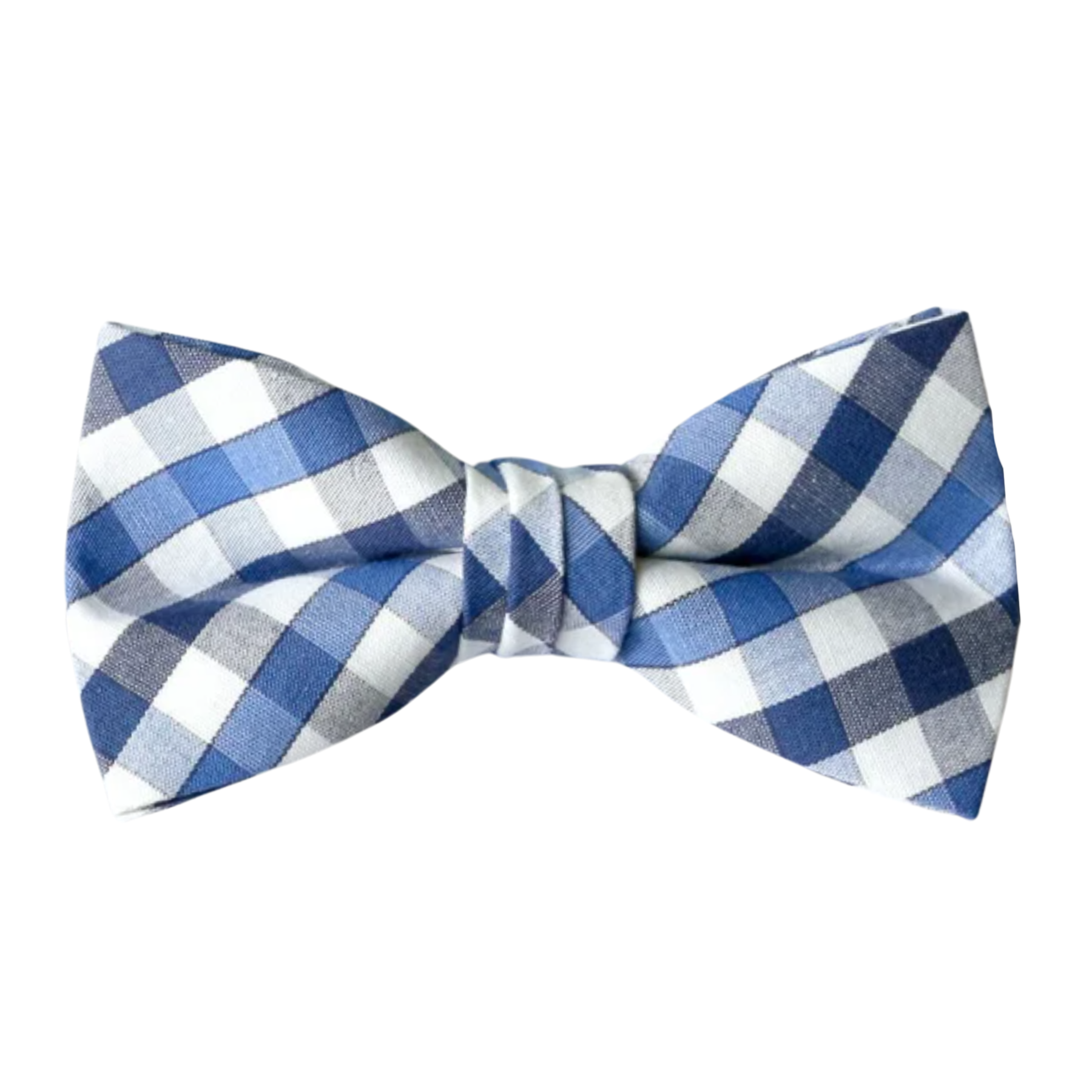 BLUE CHECK BOW TIE | Signature House