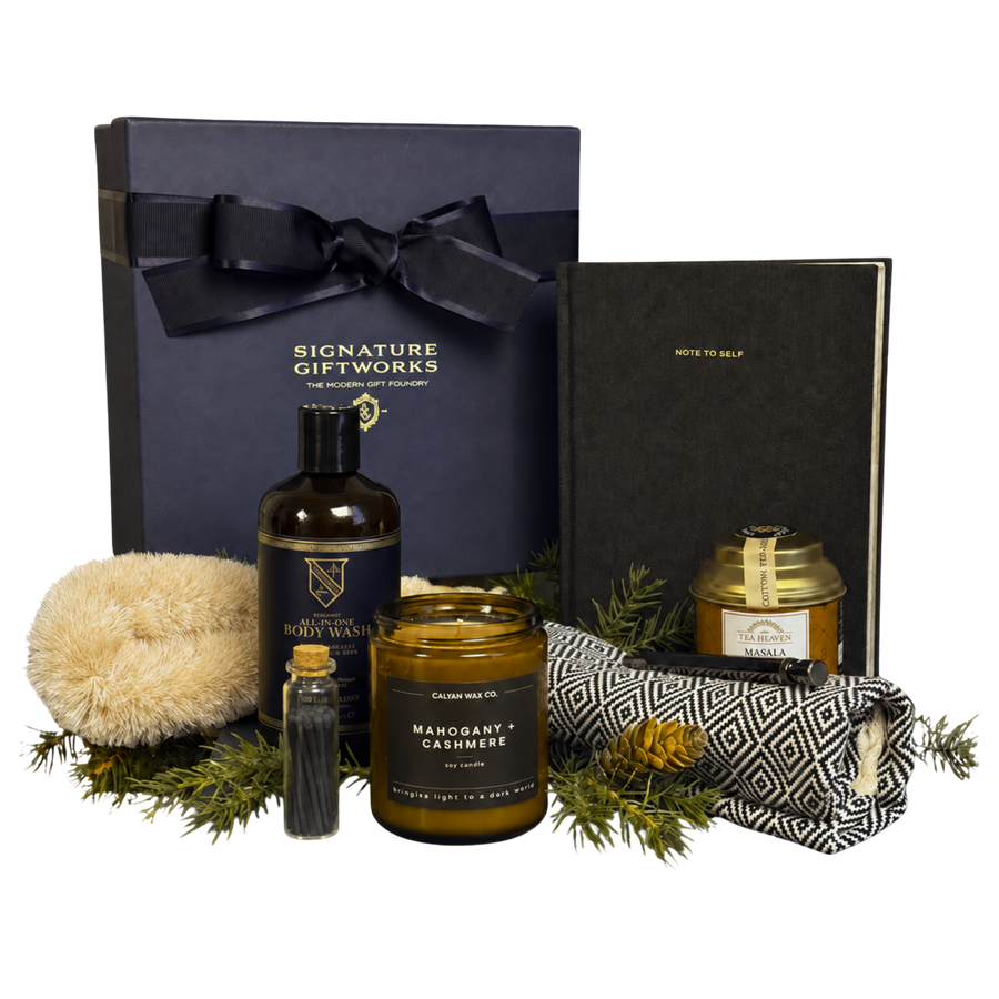 THE CITRUS & MAHOGANY | Man Self-Care Gift Set