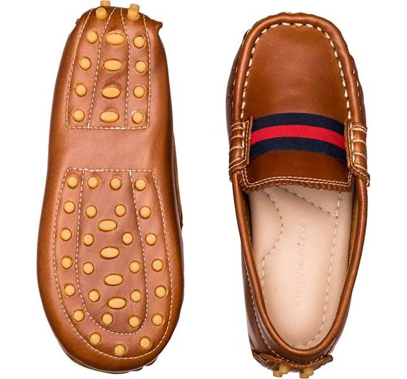 Leather Club Loafer with Ribbon Trim