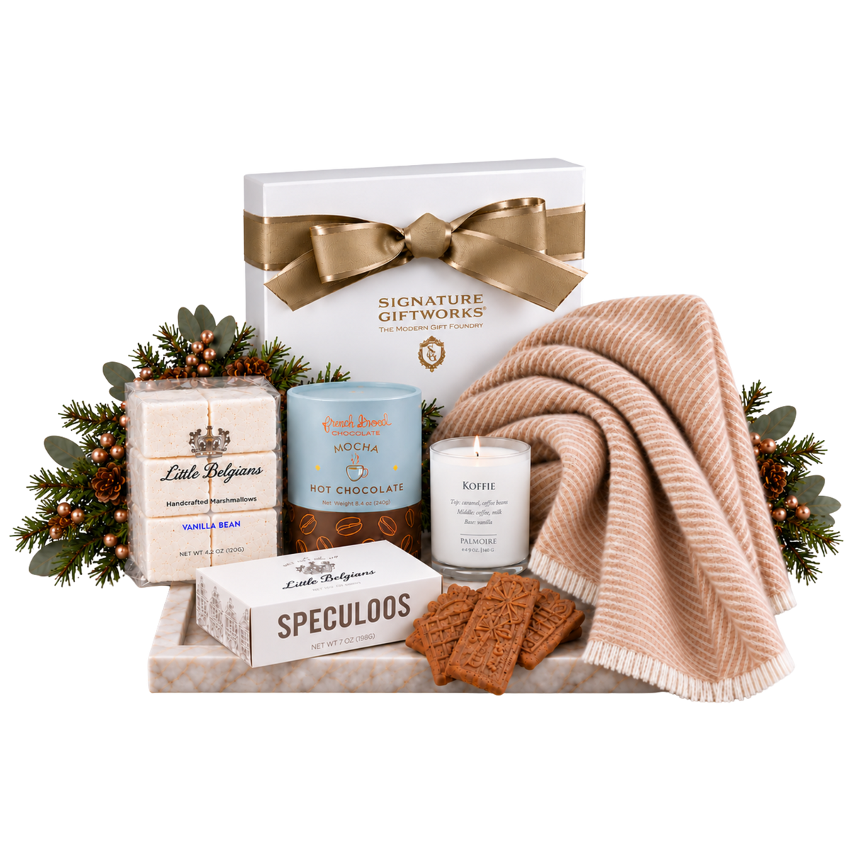 THE COCOA RELAXATION | Woman Hot Cocoa & Throw Winter Gift Set