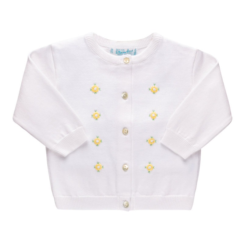 White Daisy Cardigan