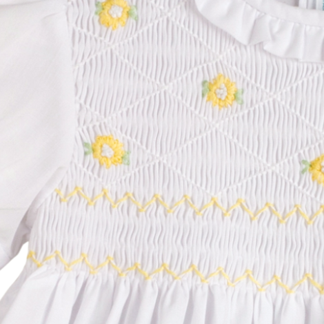 THE DAISY | Baby Girl Embroidered Dress Ensemble | Nº 3 Baby & Child