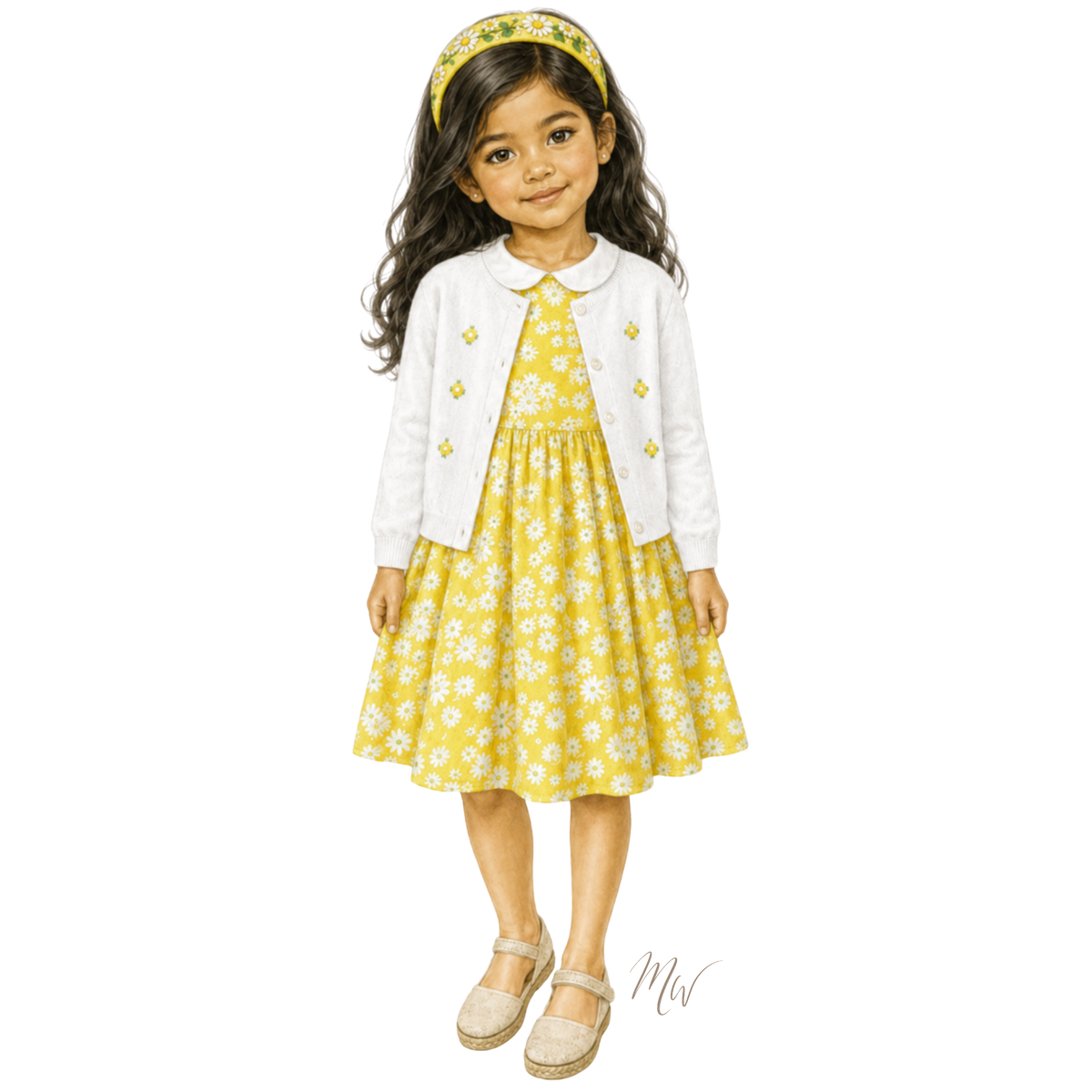 THE DAISY | Girl Floral Dress Ensemble | Nº 3 Baby & Child
