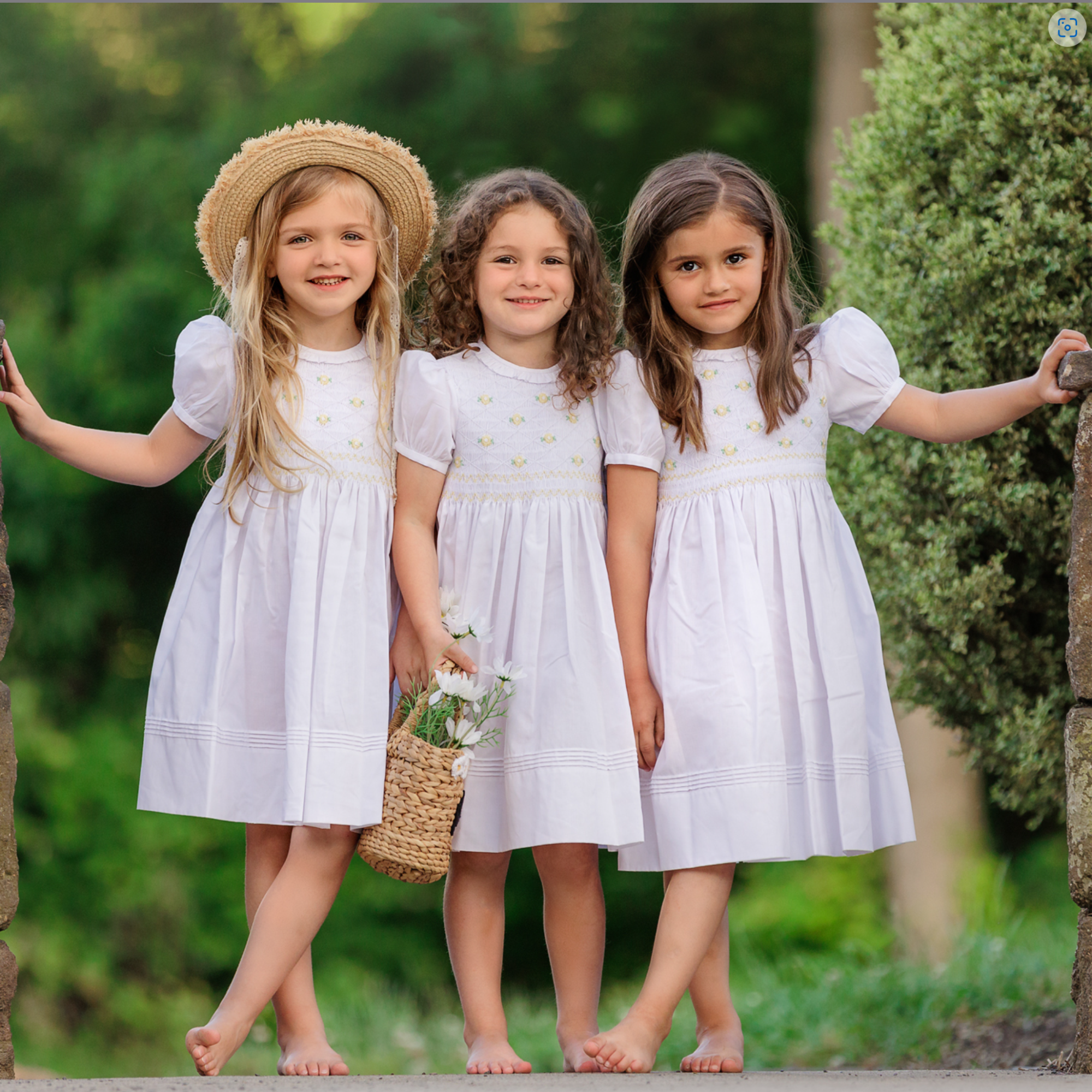 THE DAISY | Baby Girl Embroidered Dress Ensemble | Nº 3 Baby & Child