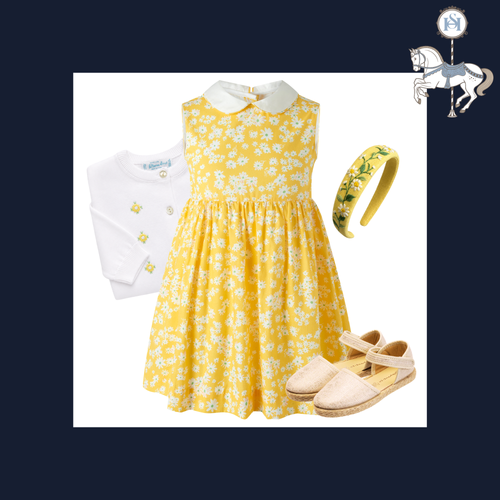 THE DAISY | Girl Floral Dress Ensemble | Nº 3 Baby & Child