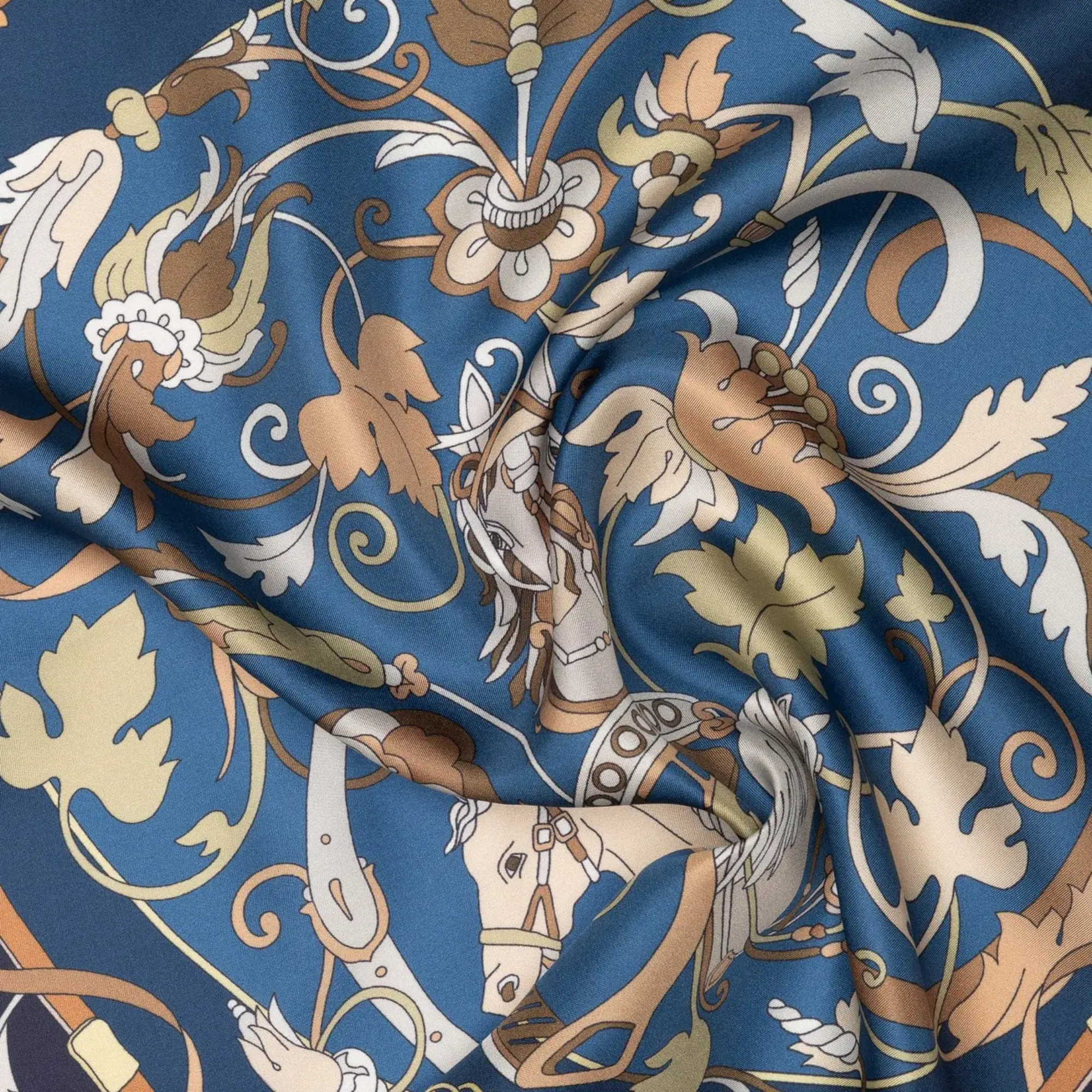 ELENA MIDNIGHT BLUE SILK BANDANA | N° 1 Woman