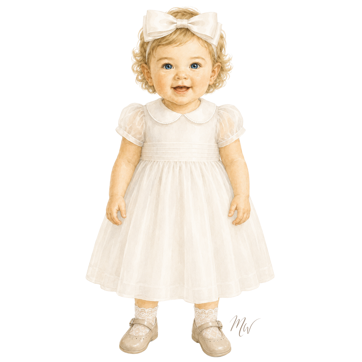 THE GARDEN FAIRIE | Baby Girl Organza Dress Ensemble | Nº 3 Baby & Child