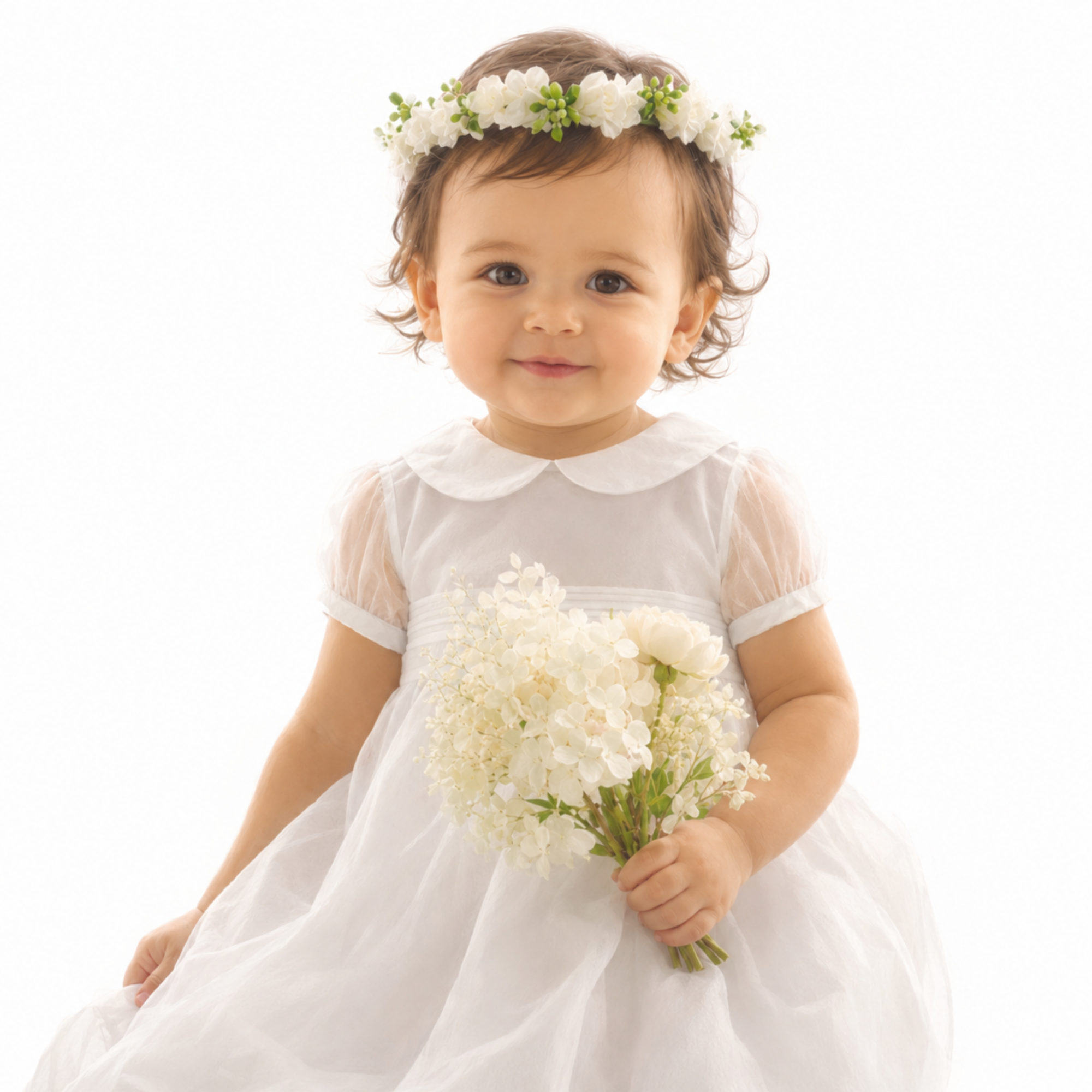 THE GARDEN FAIRIE | Baby Girl Organza Dress Ensemble | Nº 3 Baby & Child