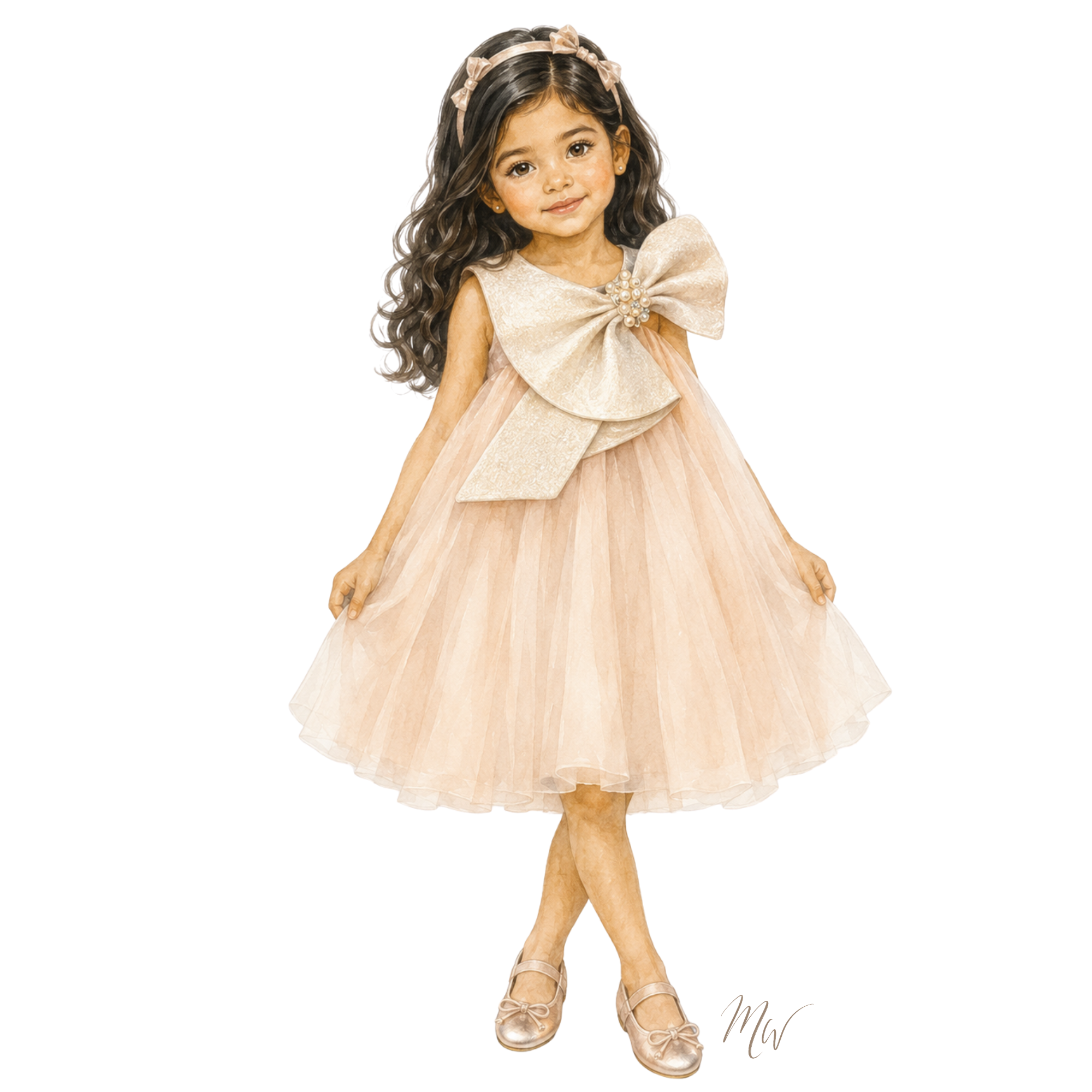 THE GILDED PEACH | Girl Tulle Dress Ensemble | Nº 3 Baby & Child