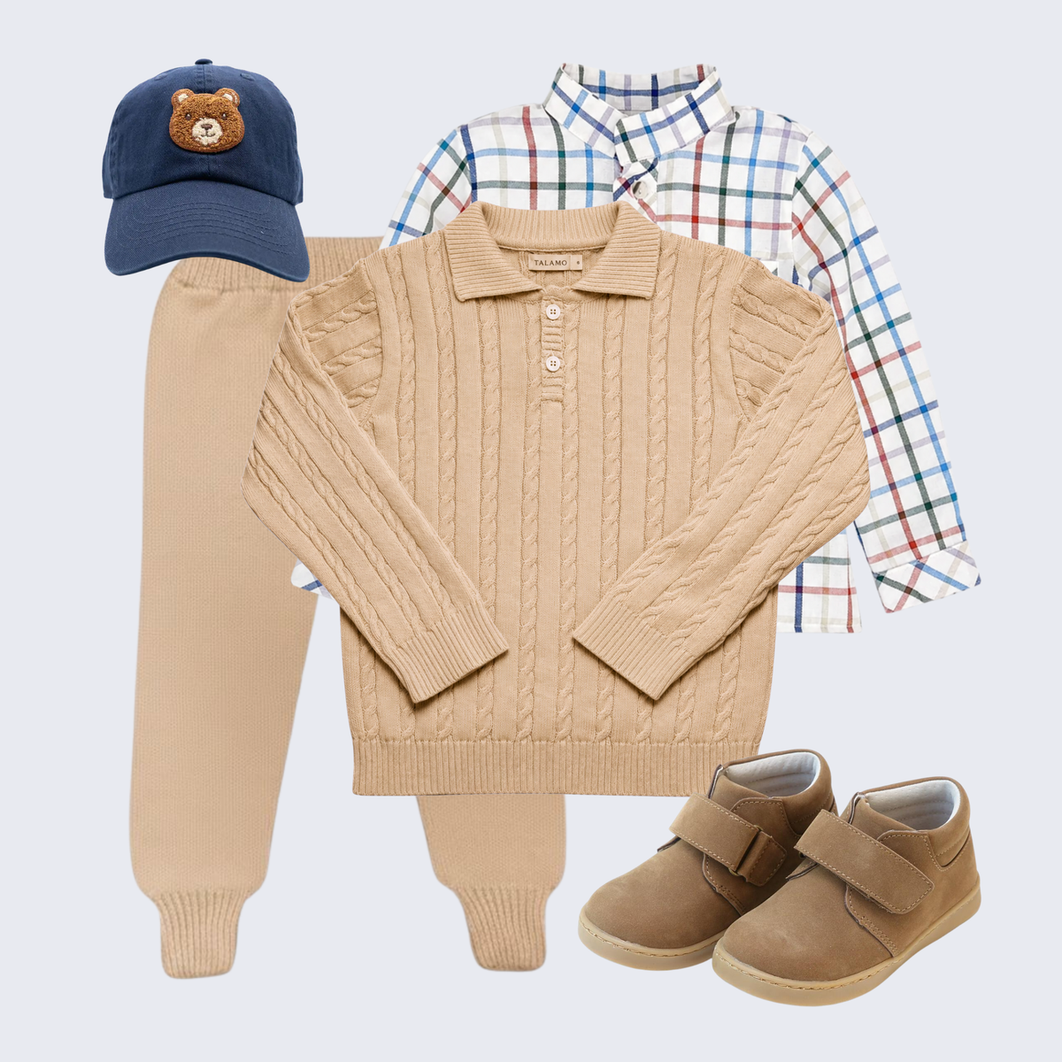 THE HAVERFORD | Boy Cable-Knit Ensemble