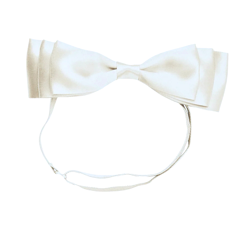 Satin Bow Headband Wrap