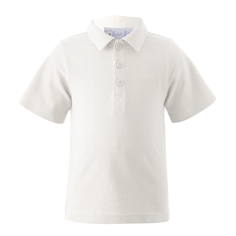 Ivory Piqué Polo Shirt