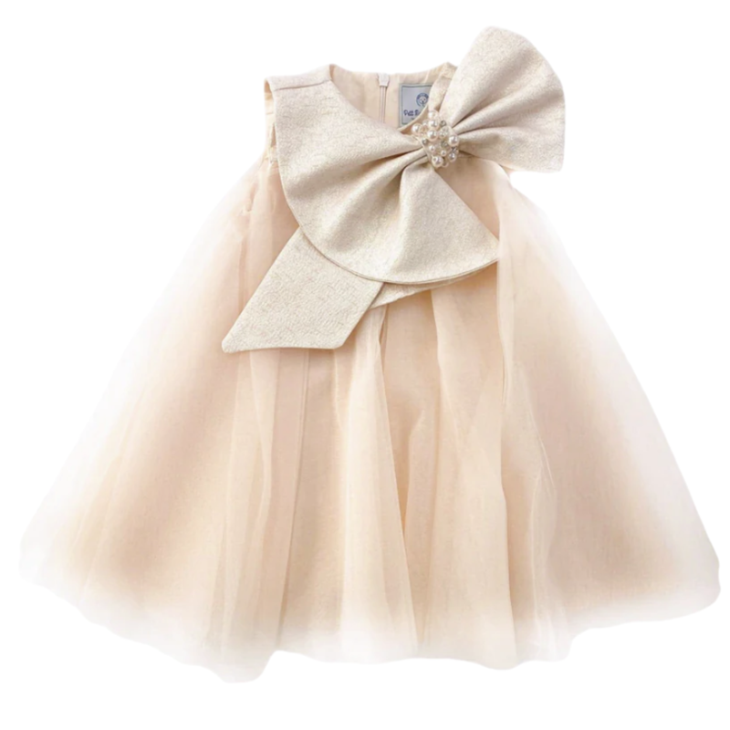 Peach Tulle Dress