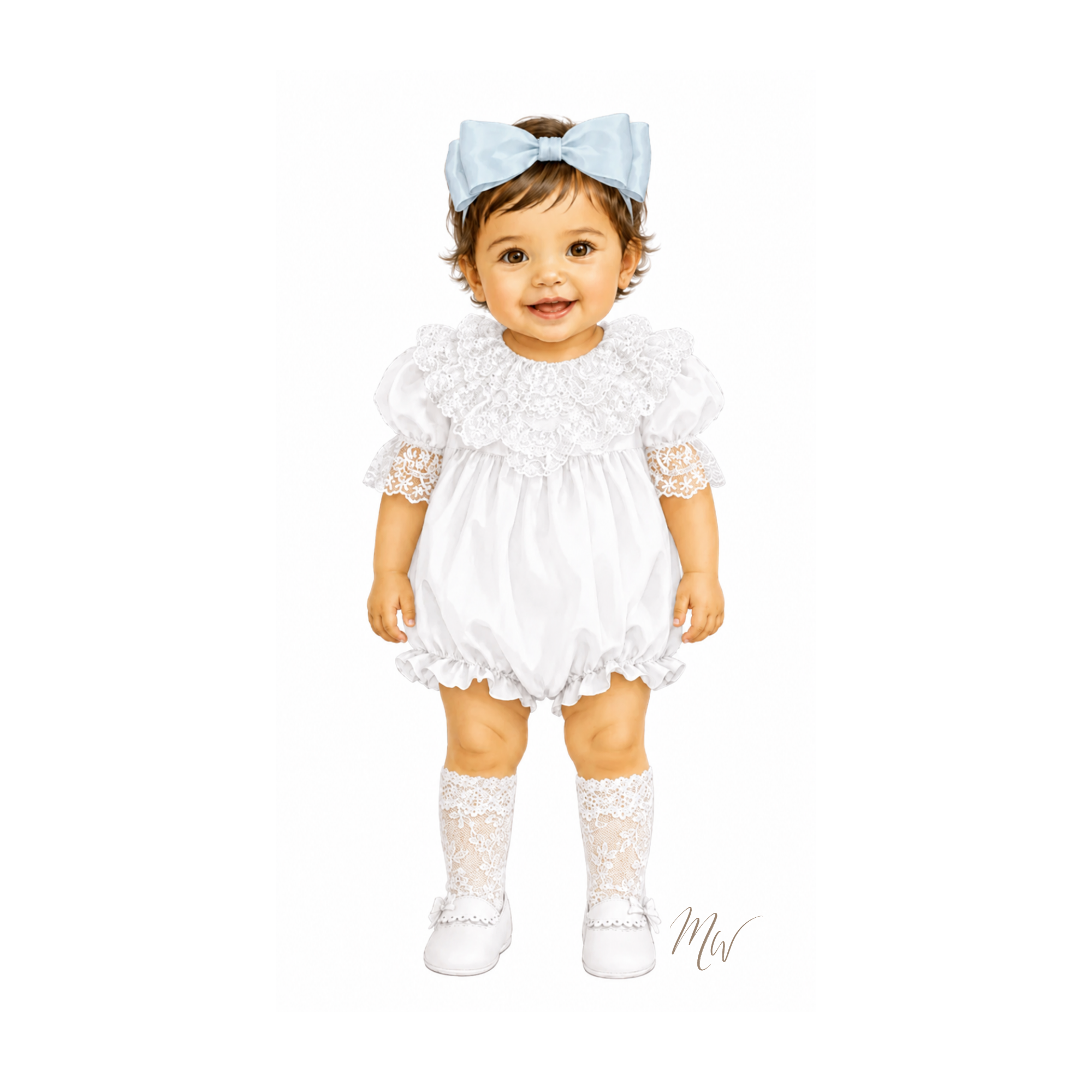 THE JARDIN BLANC | Baby Girl Heirloom Linen Dress | Nº 3 Baby & Child