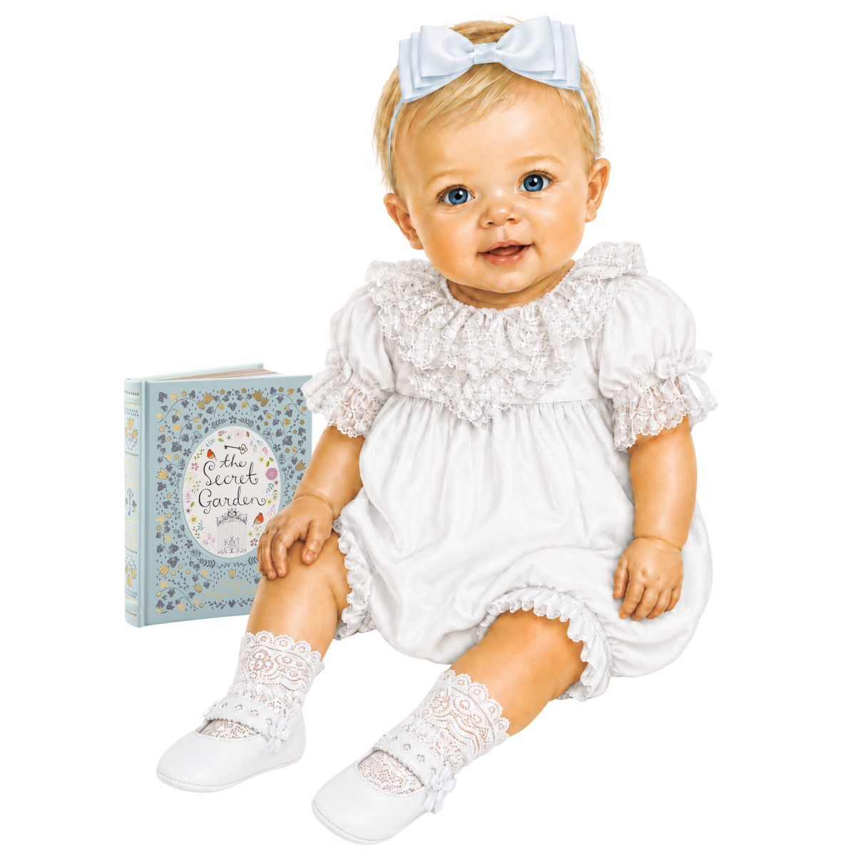 THE JARDIN BLANC | Baby Girl Heirloom Linen Dress | Nº 3 Baby & Child