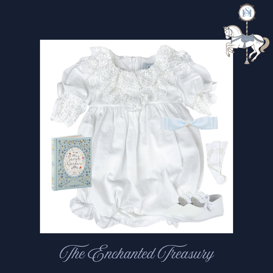 THE JARDIN BLANC | Baby Girl Heirloom Linen Dress | Nº 3 Baby & Child