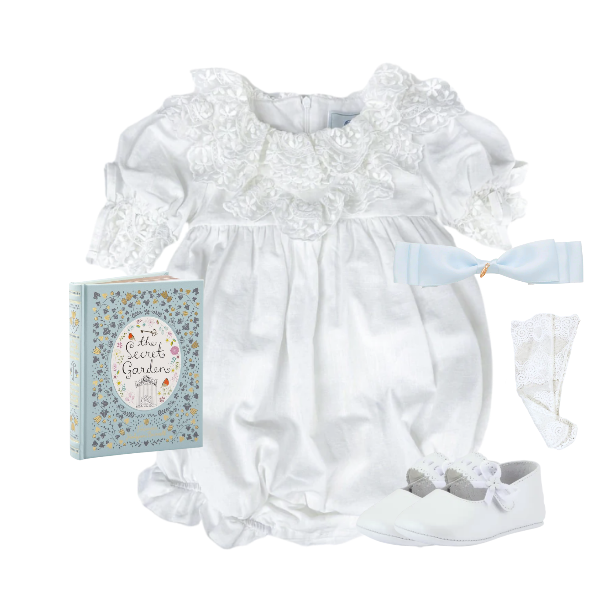 THE JARDIN BLANC | Baby Girl Heirloom Linen Dress | Nº 3 Baby & Child