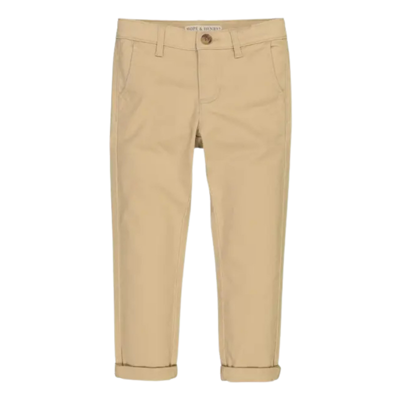 Khaki Stretch Skinny Chino Trousers