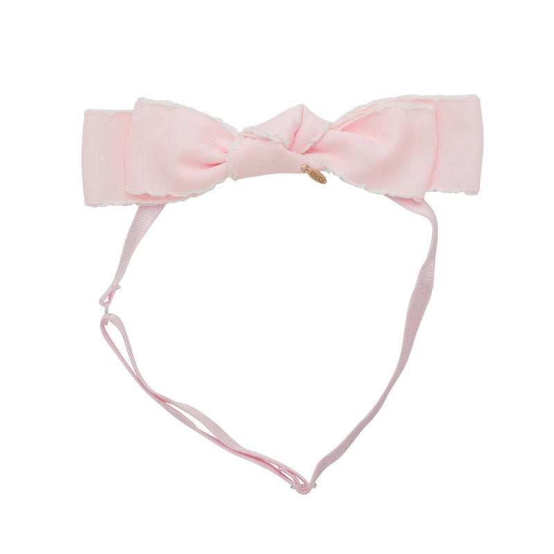 Pink Moonstitch Matilda-Style Headband Wrap