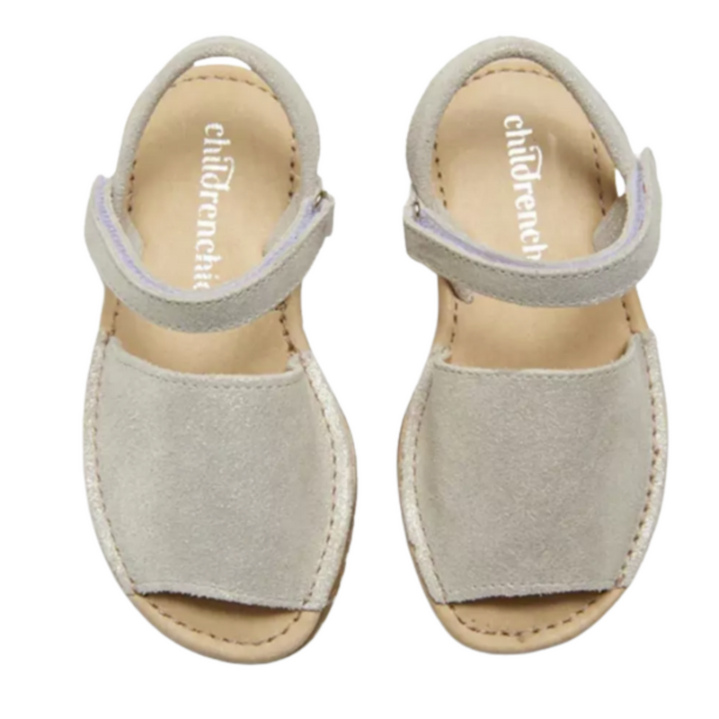 Nude Shimmer Sandals
