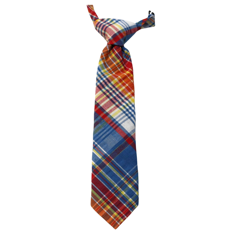 Madras Plaid Tie