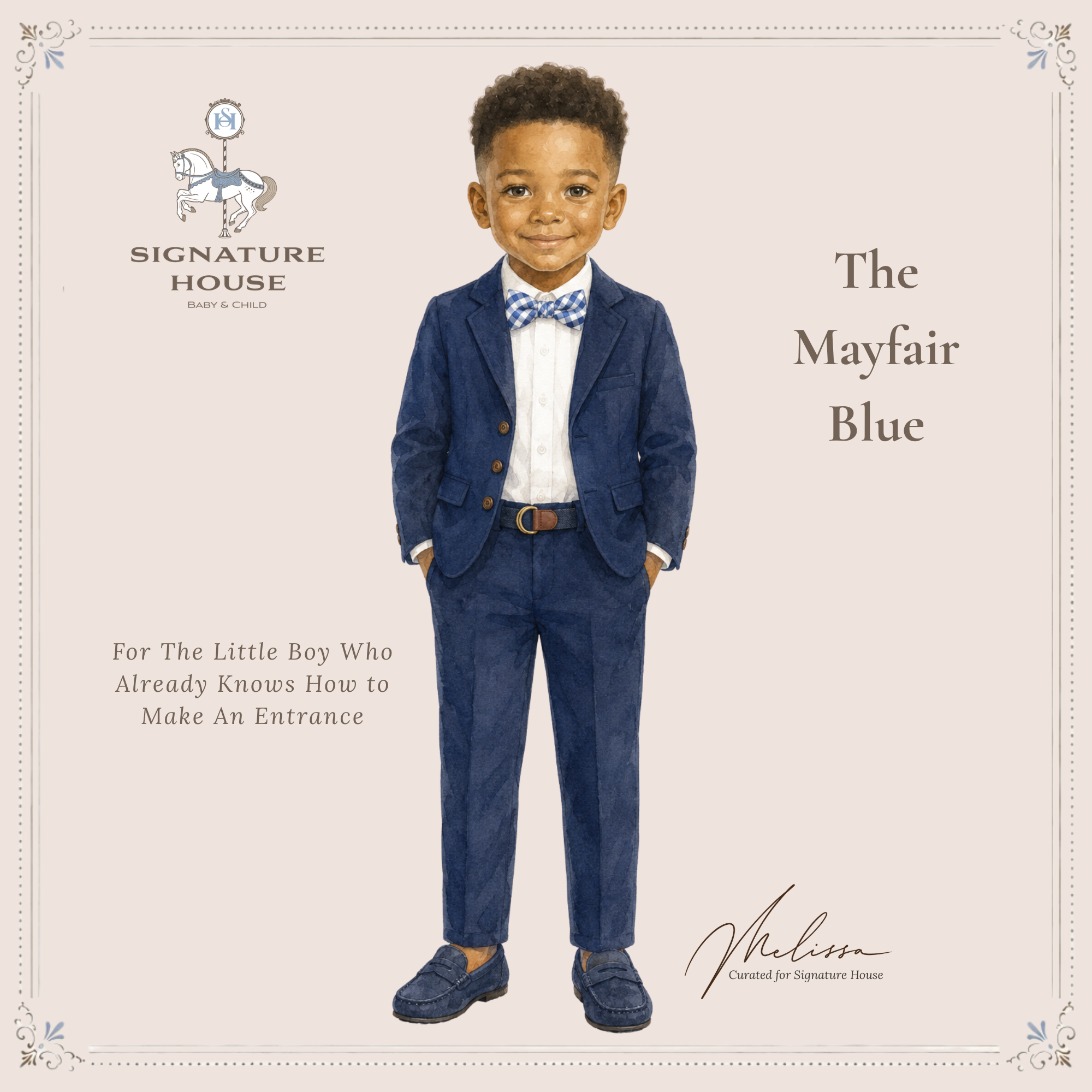 THE MAYFAIR BLUE BOY | Nº 3 Baby & Child