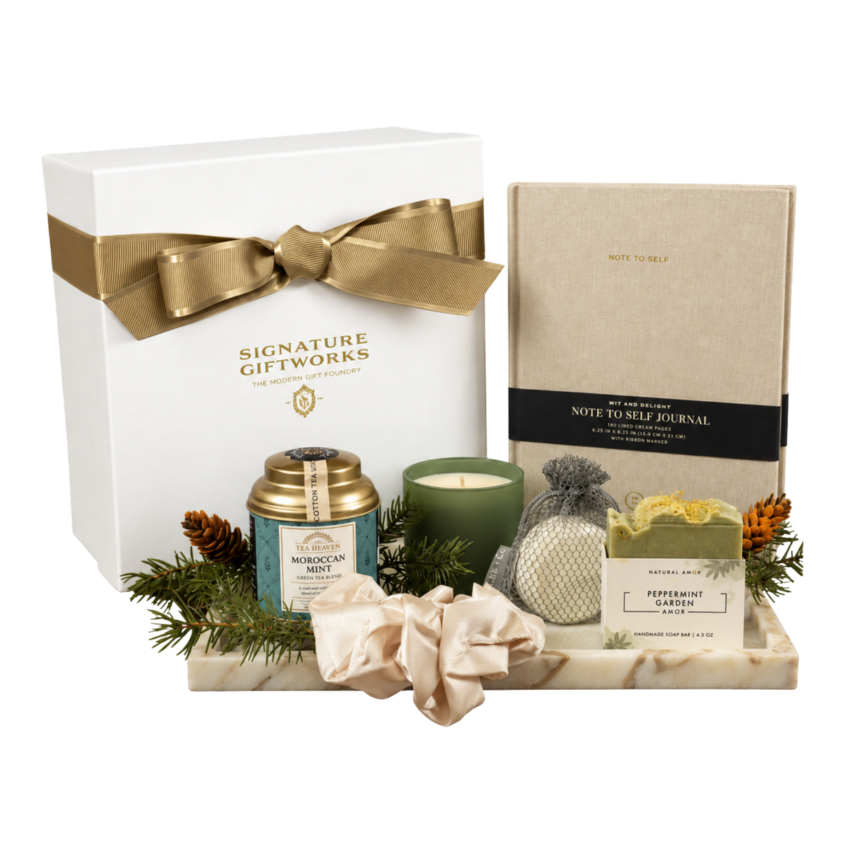THE MINT RENEWAL | Woman Peppermint Self-Care Gift Set